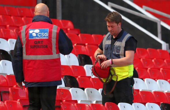 VIDEO și FOTO UPDATE Alertă la Manchester! Stadionul a fost evacuat cu câteva minute înainte de startul ultimului meci al sezonului! În stadion a avut loc o explozie controlată