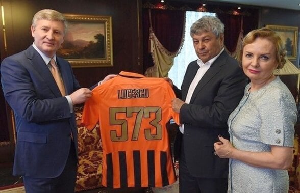 FOTO Lucescu și Ahmetov s-au întâlnit din nou » Patronul lui Șahtior i-a oferit un cadou lui "Il Luce"