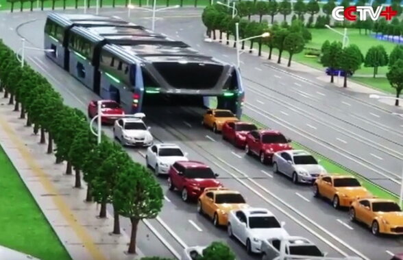VIDEO » Acesta este autobuzul viitorului! Vei rămâne uluit