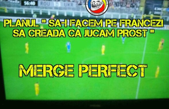 5 meme-uri după înfrângerea României cu Ucraina, 3-4: "Planul să-i facem pe francezi să creadă că jucăm prost merge perfect"