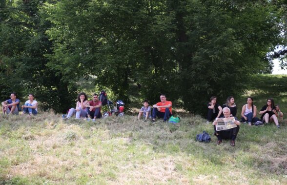 FOTO Fotbal la iarbă verde » Parcul Tineretului a prins viață în prima zi a finalei Cupei Coca-Cola