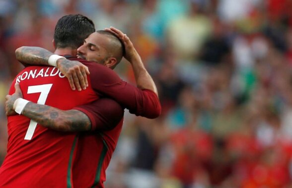 FOTO + VIDEO Portugalia e gata de EURO 2016 » Cristiano Ronaldo și Quaresma au făcut instrucție cu Estonia, scor 7-0