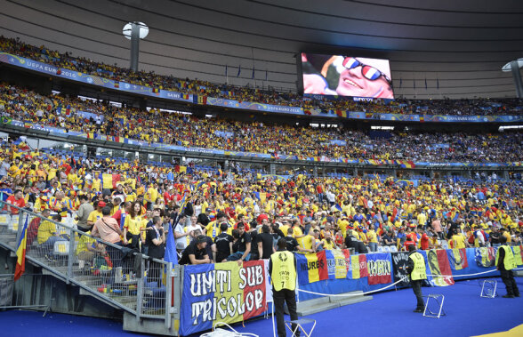 FOTO Au vopsit albul în galben » Peste 15.000 de români au făcut show pe Stade de France