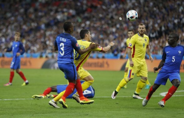 VIDEO + FOTO Din nou Stanciu! Mijlocașul Stelei l-a păcălit pe Evra și a scos un penalty cu Franța! VIDEO cu golul lui Stancu, primul al României de la EURO 2016