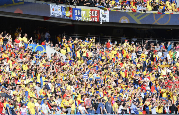 FOTO Invazia galbenă » Zeci de mii de români au luat cu asalt Parc des Princes și zonele dimprejurul stadionului parizian