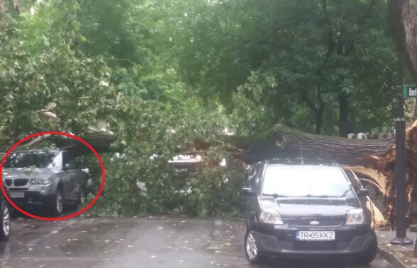 FOTO Furtuna din Capitală a lăsat fără mașină un fost conducător din fotbalul românesc 