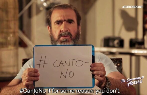 VIDEO Cantona a creat un clip prin care se autopropune la naționala Angliei: "Cu mine pe bancă, nu o să pierdem cu o insulă mică și înghețată"