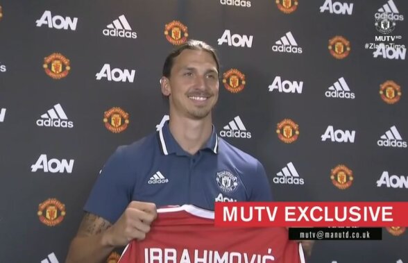 VIDEO Misterul a fost deslușit! Reacția lui Zlatan când a aflat ce număr va purta la United » Se pregătește plecarea unui star?