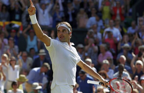 Dramatism, spectacol şi o revenire de senzaţie » Federer este în semifinale la Wimbledon după un meci de infarct cu Cilici