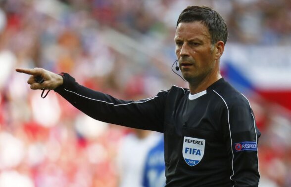 Arbitrul finalei nu trebuia să fie la Euro! Federația engleză l-a desemnat pe Martin Atkinson, dar Collina a insistat pentru Clattenburg