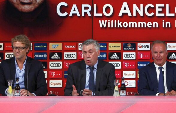 FOTO Carlo Ancelotti a fost prezentat oficial la Bayern Munchen » Primele declarații ale tehnicianului