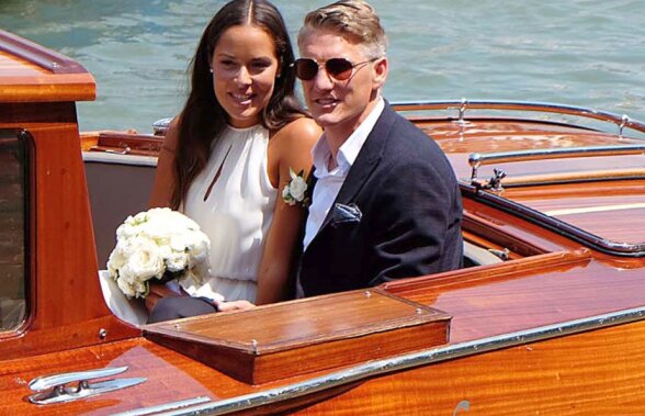 GALERIE FOTO 8 imagini superbe de la nunta Anei Ivanovici cu Schweinsteiger, din Veneția