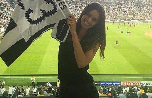 Cu iubita la debut » Joana Sanz l-a susținut pe Dani Alves în primul meci la Juventus