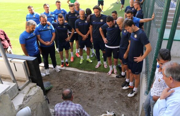 VIDEO+FOTO Cei de la Osmanlispor au sacrificat o oaie pe gazon înaintea meciului cu Steaua » Gol marcat de Rusescu