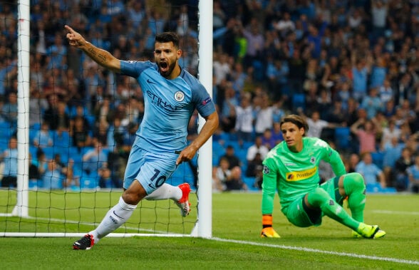 Nouă goluri în cinci meciuri » Început perfect de colaborare între Guardiola şi Aguero