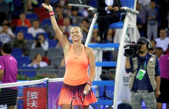 Fără drept de apel » Meci fantastic făcut de Kvitova în finala de la Wuhan! Adversara a luat un singur punct în 4 ghemuri 