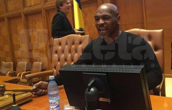 GALERIE FOTO Imaginile zilei! Mike Tyson în Senatul României! Un fost patron din Liga 1 i-a fost ghid