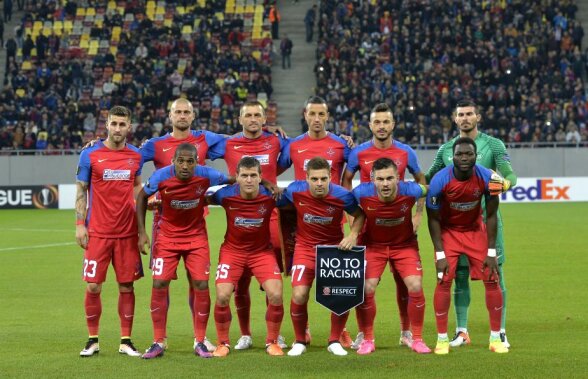 Continuă blestemul accidentărilor la Steaua! Încă un fotbalist important s-a lovit aseară: "A căzut în umăr"