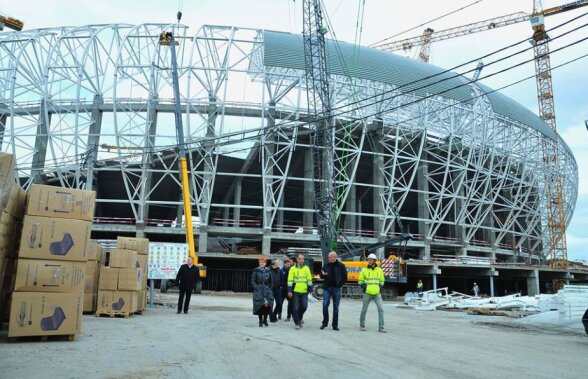 GALERIE FOTO Allianz Arena a Ligii 1! Imagini de ultimă oră cu noua superarenă a României, care au provocat un scandal online