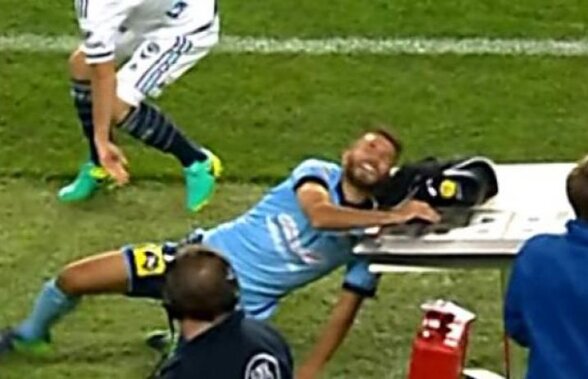 FOTO Accidentare-șoc în Australia! Imagini dramatice din meciul Sydney FC - Melbourne Victory 