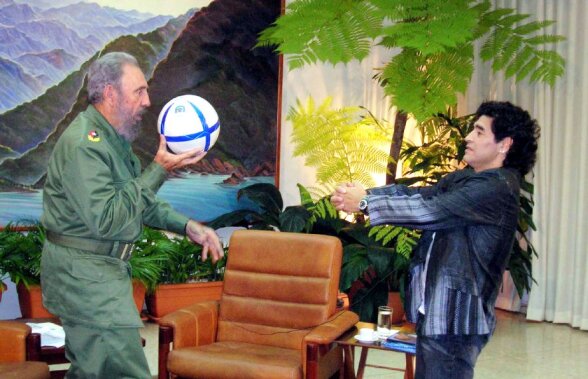 S-a stins amicul Fidel al lui Diego! Mare pasionat de sport, Fidel Castro a dispărut ieri dimineață, la 90 de ani