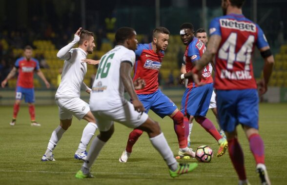 La limita suspendării pentru Derby de România! Steaua ar putea pierde piese grele din echipă dacă vor încasa vreun "galben" azi 