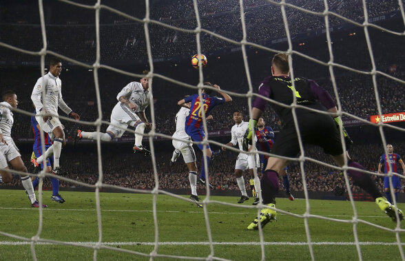 VIDEO La final, mereu Real! Ramos a marcat încă un gol clasic: pe final, cu capul și decisiv, 1-1 cu Barcelona