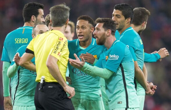 VIDEO "Jaf pe San Mames!" Barcelona, furioasă după eșecul în fața lui Athletic Bilbao! Două penalty-uri neacordate catalanilor și Aduriz iertat de eliminare!