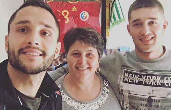 Familist convins » Florin Andone își petrece timpul liber alături de mama și fratele său