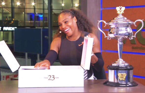 VIDEO De la cel mai mare pentru cea mai mare » Cadoul surpriză pe care l-a primit Serena după Australian Open