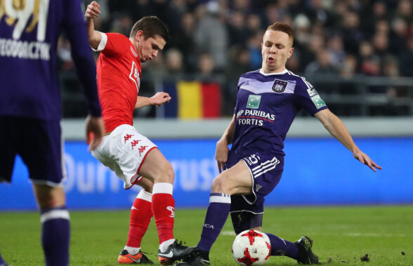 VIDEO Marin, eroic! Răzvan a rezistat în fața duelului cu Stanciu și Chipciu: Anderlecht - Standard 0-0