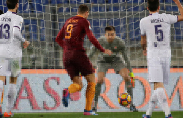 VIDEO Tătă limitează daunele! Fiorentina a pierdut la scor cu AS Roma, 0-4. Tătărușanu a limitat proporția scorului