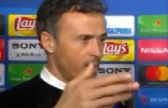 VIDEO Luis Enrique și-a vărsat nervii pe un ziarist după rușinea cu PSG » "A fost un dezastru"