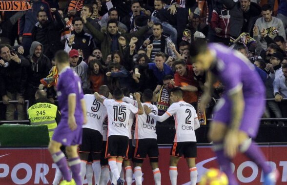 VIDEO + FOTO Surpriză de proporții pe Mestalla » Valencia o învinge pe Real Madrid, iar lupta pentru titlu se încinge în La Liga