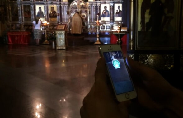 VIDEO » Un blogger, judecat în Rusia după ce a prins pokemoni într-o biserică