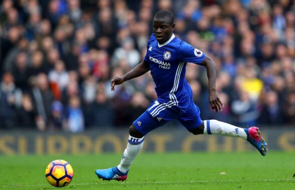 FOTO N'Golo Kante, dat de gol de fundașul român al lui Leicester » Ce a făcut mijlocașul după calificarea fostei echipe