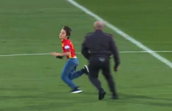 VIDEO Faza zilei vine de la antrenamentul Spaniei Un copil a alergat tot terenul și a driblat forțele de ordine pentru a întâlni un star al Realului