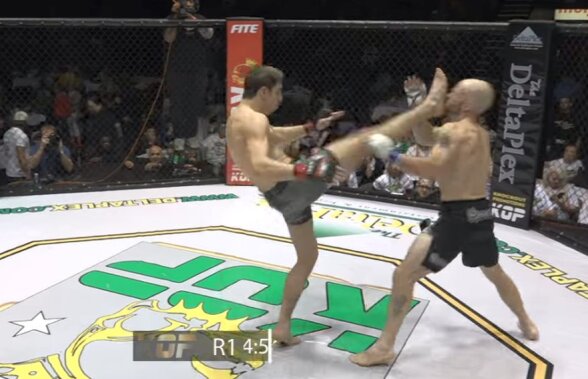 VIDEO Cel mai tare KO din MMA! Învinsul a strangulat arbitrul după ce a fost umilit în 10 secunde :O