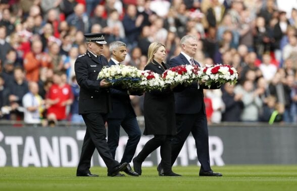 GALERIE FOTO Momente emoționante pe Wembley, înainte de meciul Anglia-Lituania