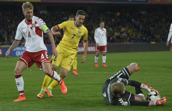 VIDEO Nulități! Tricolorii lui Daum au irosit șansa de a urca pe locul secund în grupă: nu au avut nici măcar un corner, 0-0 cu Danemarca