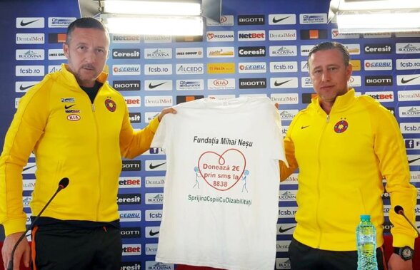 FOTO jucătorii de la FCSB și Dinamo vor avea tricouri speciale la derby » Gest emoționant pentru fundația lui Mihai Neșu
