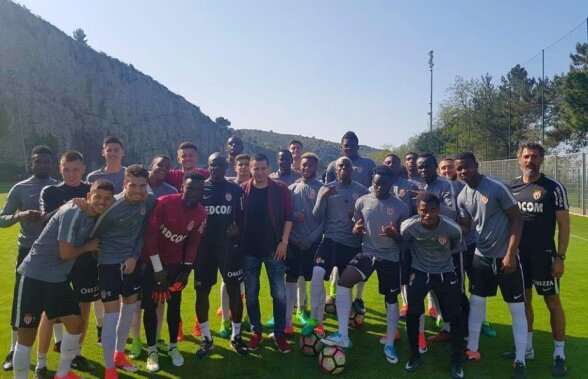 FOTO Întâlnire de gradul 0 între Zicu și antrenorul lui AS Monaco: "E cel mai bun din lume"