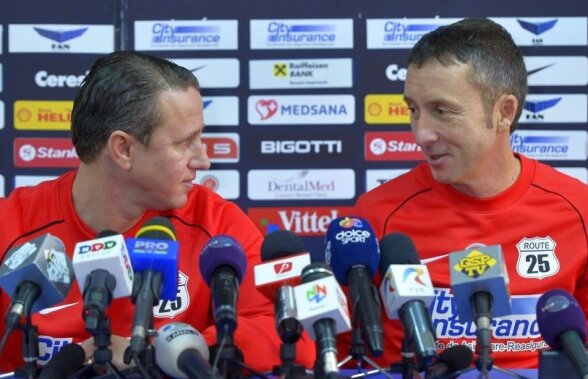 MM Stoica și Laurențiu Reghecampf, replici dure pentru Contra după reacția necontrolată de ieri: "Vreau să-i împrospătez memoria antrenorului FCD"