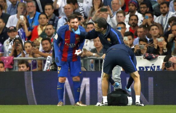 FOTO Imagini horror cu Messi » Marcelo l-a umplut de sânge pe argentinianul Barcelonei și a avut nevoie de îngrijiri la cot :)