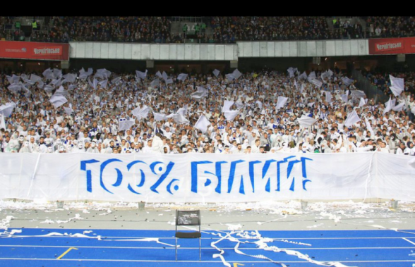VIDEO Imagini șocante în Ucraina! Ultrașii lui Dinamo Kiev s-au deghizat în membri Ku Klux Klan și au creat probleme la derby-ul cu Șahtior: "100% albi"