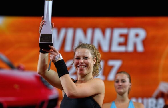 A dat lovitura » Laura Siegemund, jucătoarea care a eliminat-o pe Halep, a câştigat turneul de la Stuttgart 