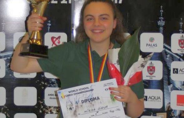 Fiica unui fost fotbalist român de la Oțelul e noua campioană mondială U17 la șah » Felicitată de președintele Irlandei