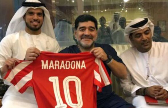 FOTO Nu e glumă: Maradona, noul antrenor al lui "Nilă" Costea! 