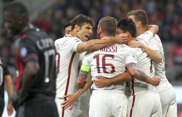 VIDEO Lecție de fotbal! AS Roma a distrus-o pe Milan chiar pe San Siro, iar "diavolii" riscă să rateze Europa