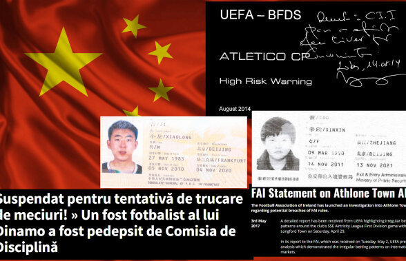 EXCLUSIV Mafia chineză a pariurilor a ajuns în România! Anping: rețeaua dubioasă implicată la cluburi din cel puțin 4 țări. Un fotbalist român, suspect în Irlanda + Reacția UEFA